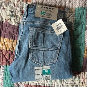 Ariat M7 Slim Fit Jeans - Light Blue